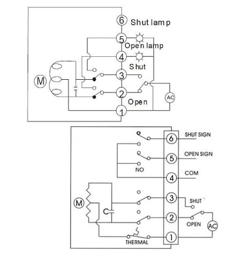 電動閥門接線圖說明 電動閥門
