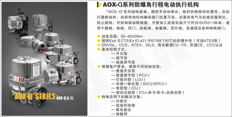 AOX-Q系列防爆角行程電動執行器.png AOX-Q系列防爆角行程電動執行器